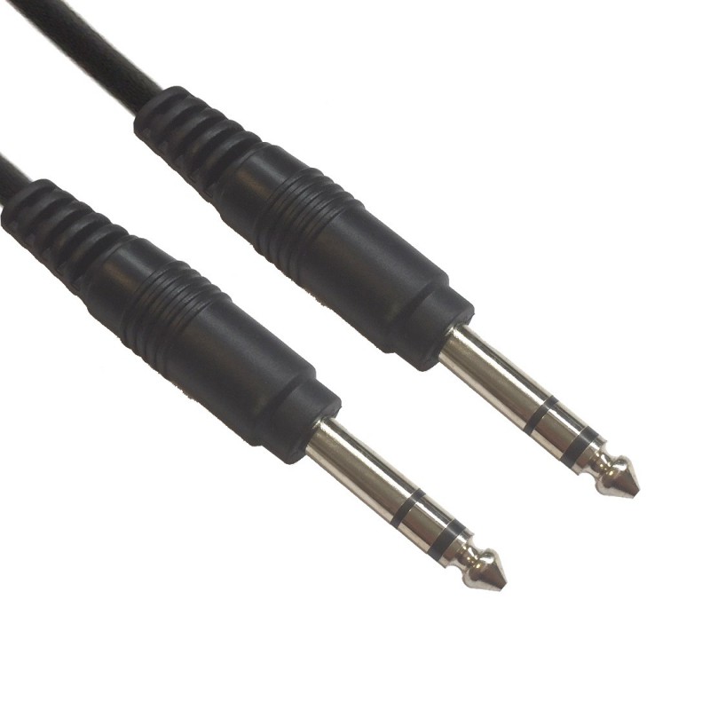Przewód AC-J6S/1,5 Jack-cable 6,3mm stereo 1,5m